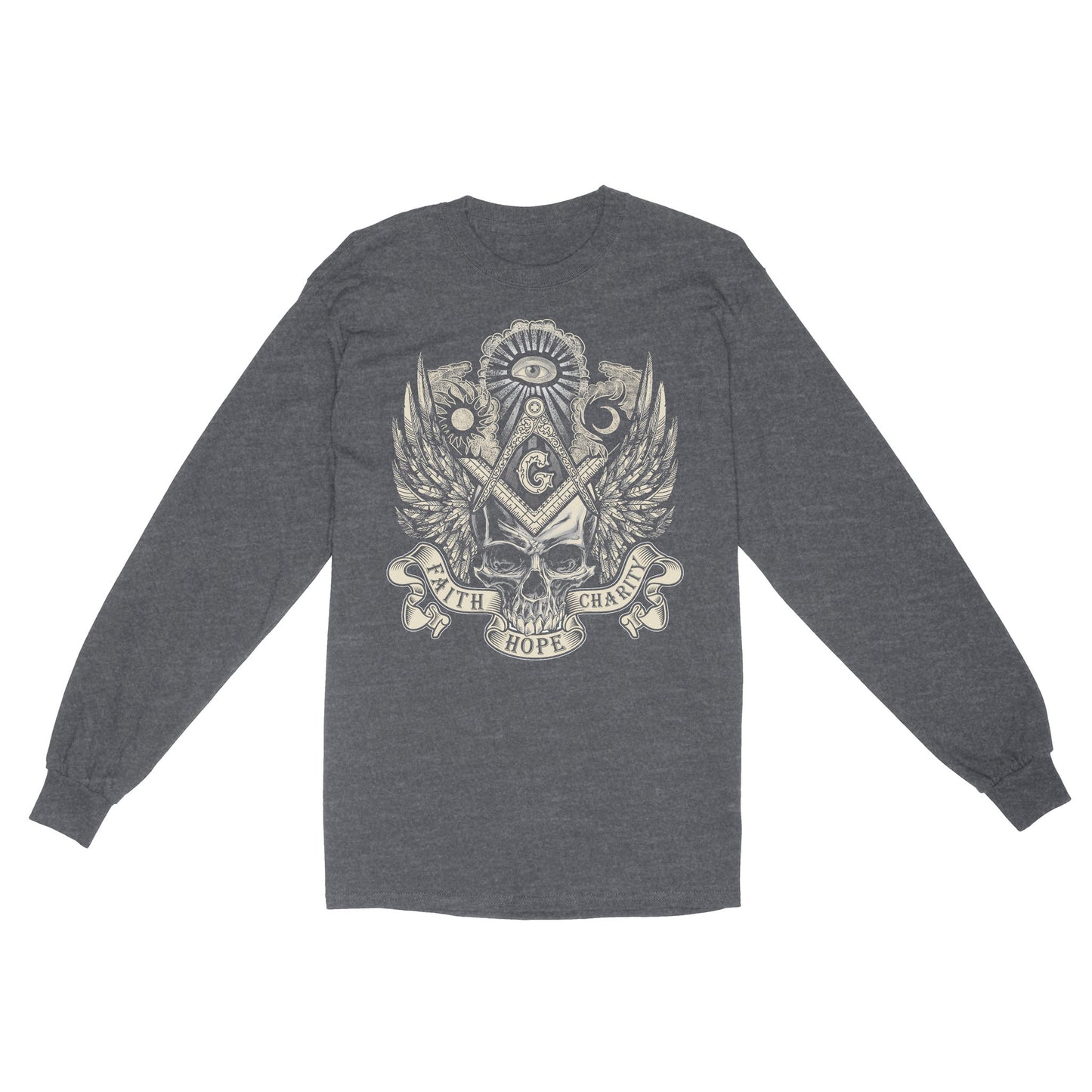Faith Charity Hope Freemason - Long Sleeve