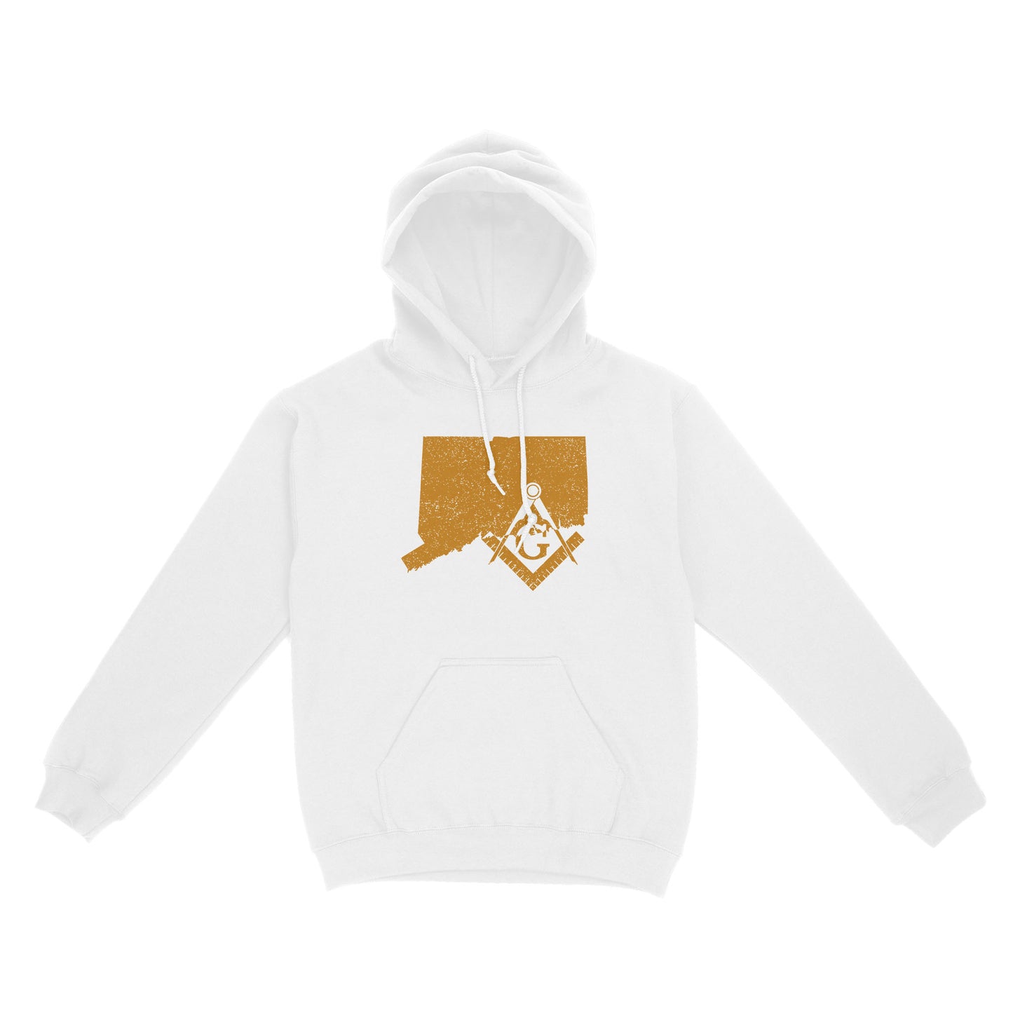 Connecticut Freemason State Square & Compass Symbol - Hoodie