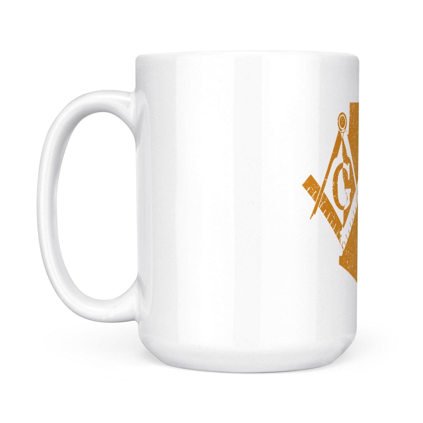 Colorado square & compass freemason symbol state map - White Mug