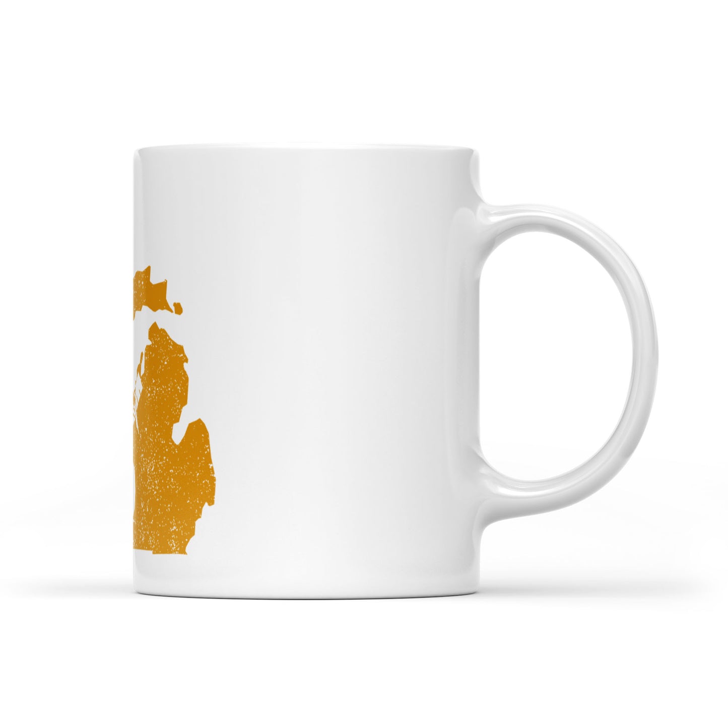 Michigan square & compass freemason symbol state map - White Mug