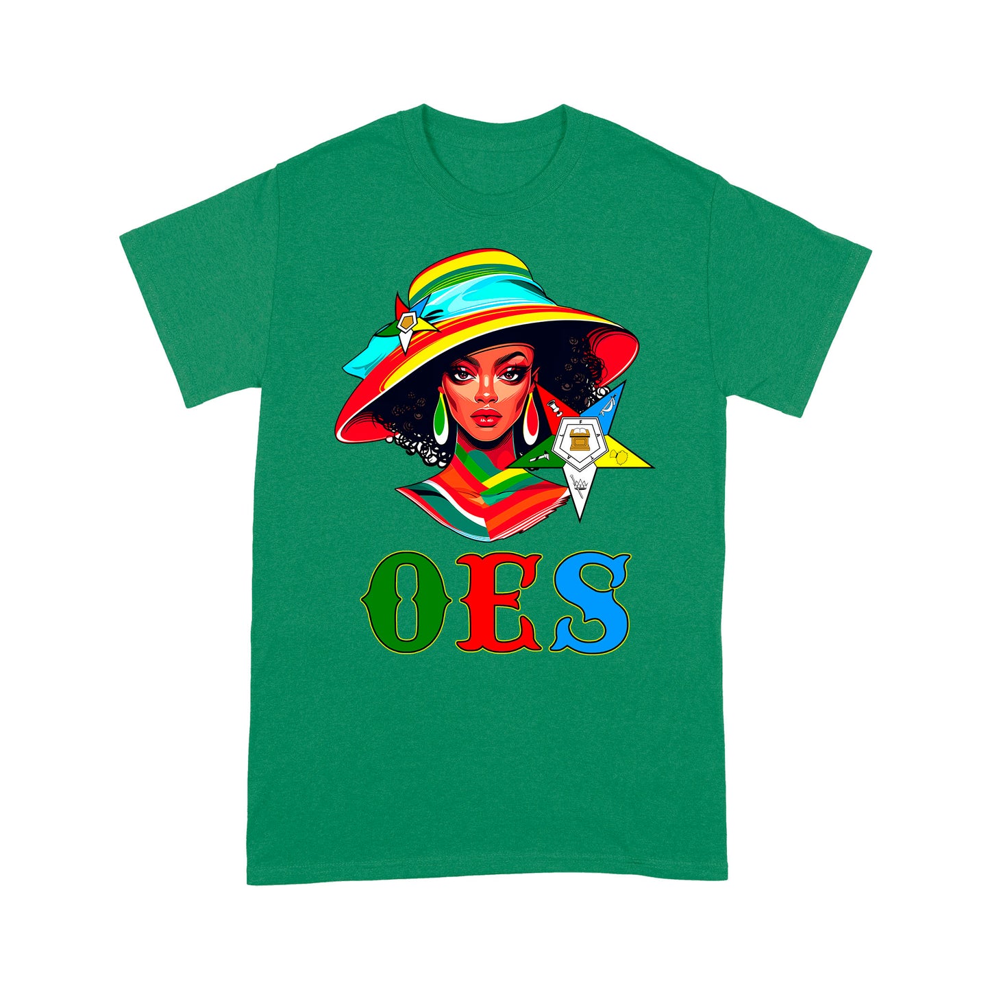 OES Black Beautiful Sister Floppy Wide - Brimmed Hat FATAL - T Shirt - OES230710_11