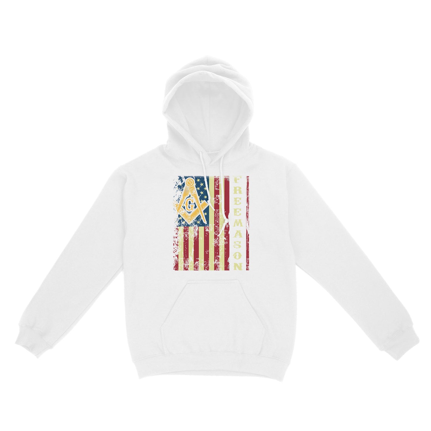 American Flag Freemason - Hoodie