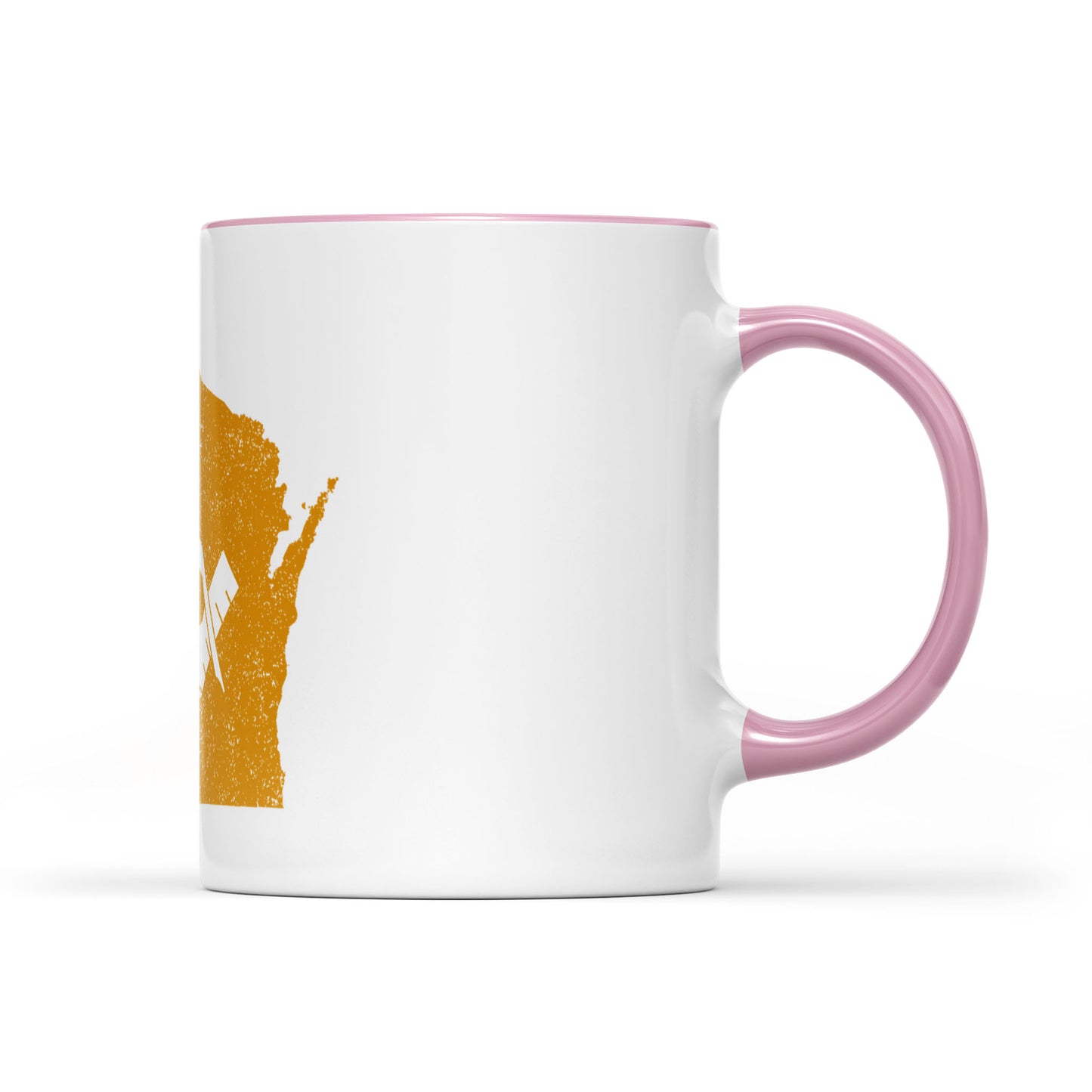 Wisconsin square & compass freemason symbol state map - Accent Mug