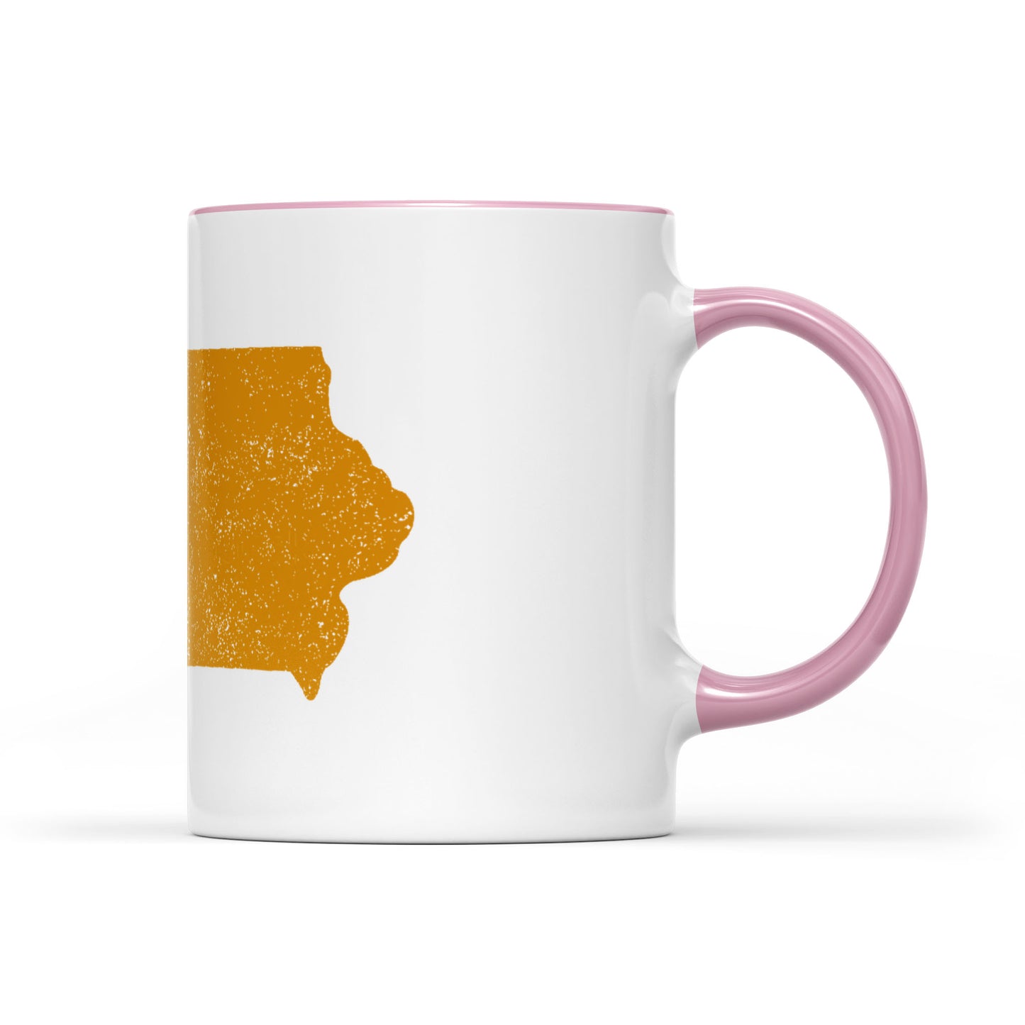 Iowa square & compass freemason symbol state map - Accent Mug