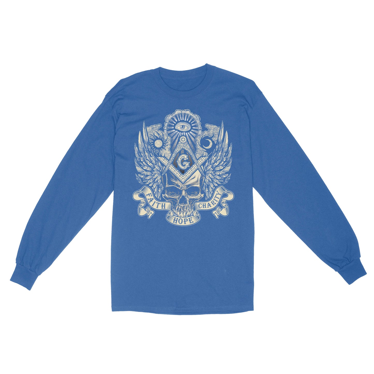 Faith Charity Hope Freemason - Long Sleeve