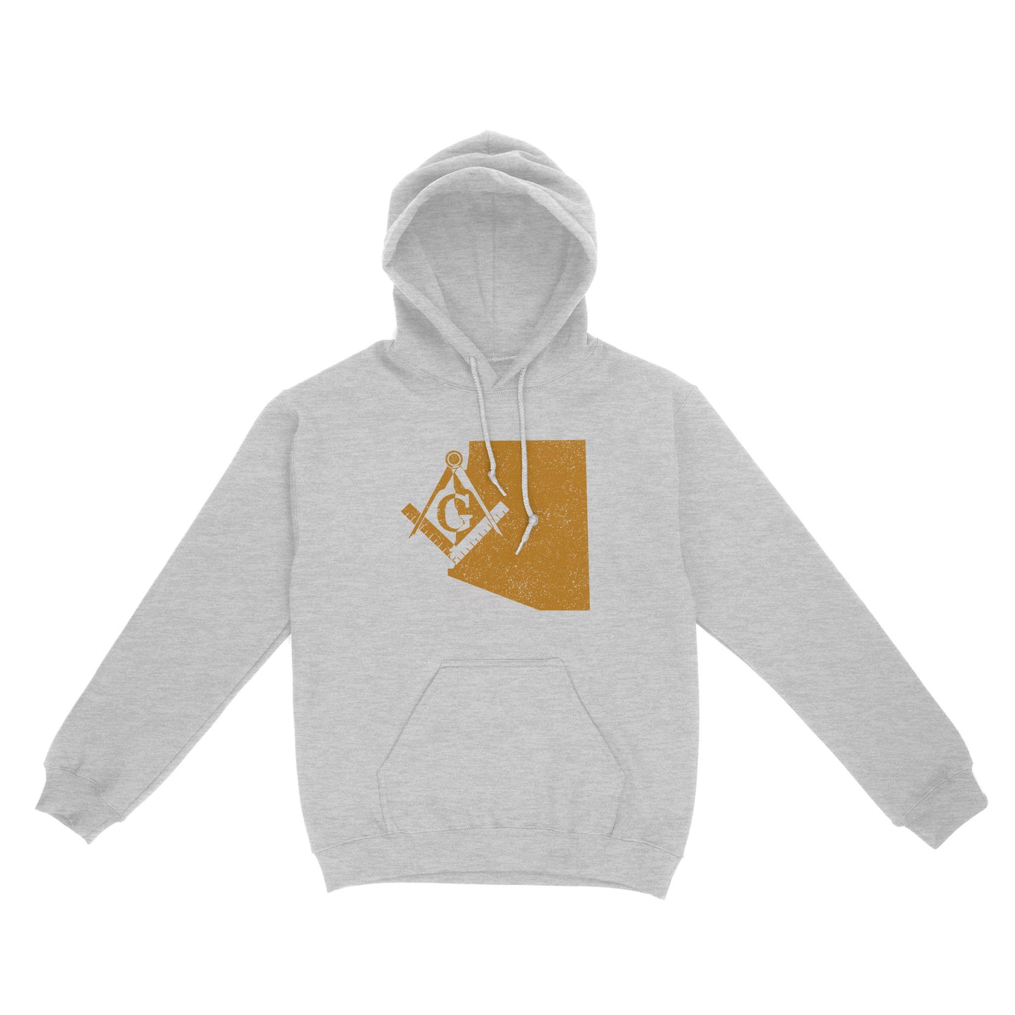 Colorado Freemason State Map Square & Compass Symbol - Hoodie