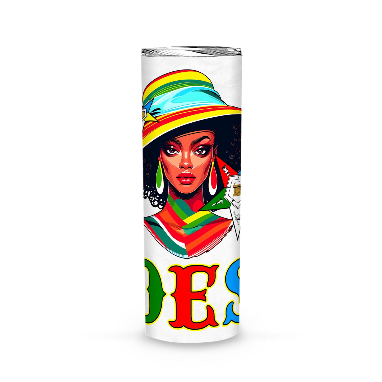 OES Black Beautiful Sister Floppy Wide - Brimmed Hat FATAL - Skinny Tumbler - OES230710_11