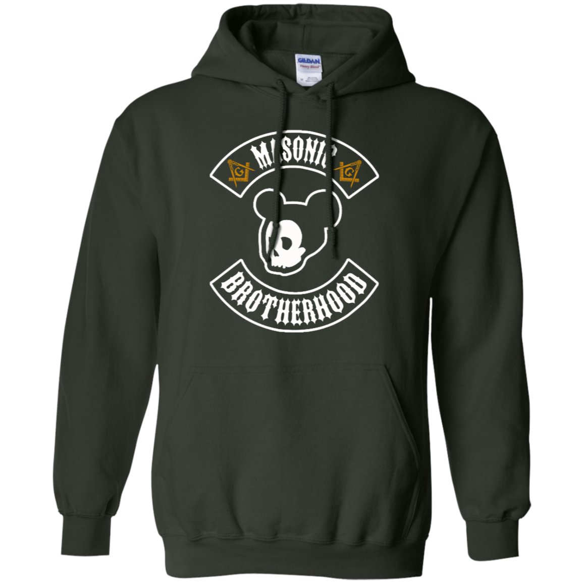 Brotherhood Rider Freemason Square & Compass Symbol