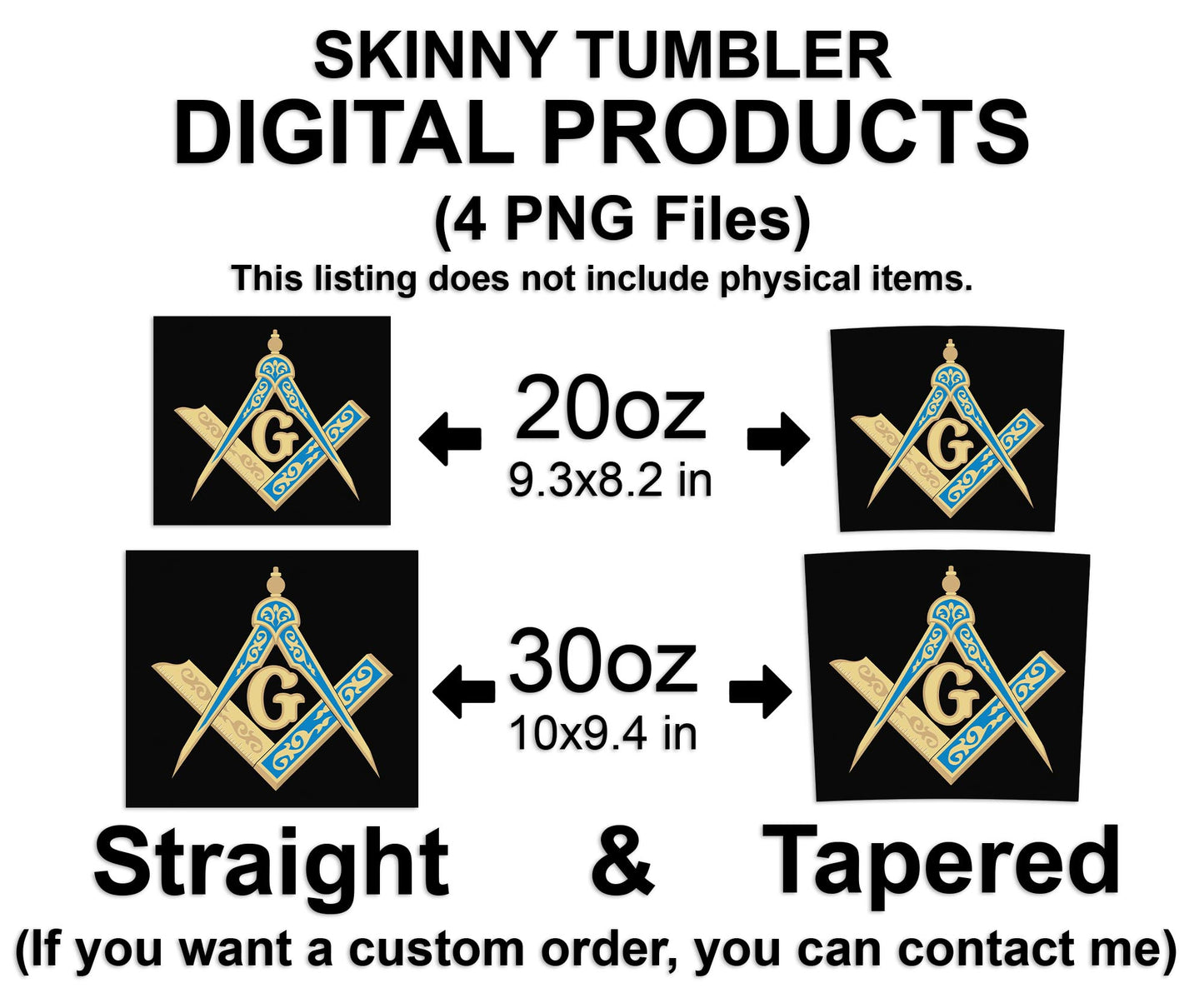 Freemasons Square and Compasses Vintage Skinny Tumbler Wrap Png Straight & Tapered Tumbler File Digital