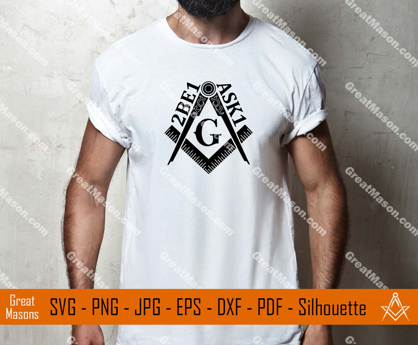 Freemason 2BE1ASK1 Symbol Masonic SVG, Png, Eps, Dxf, Jpg, Pdf File