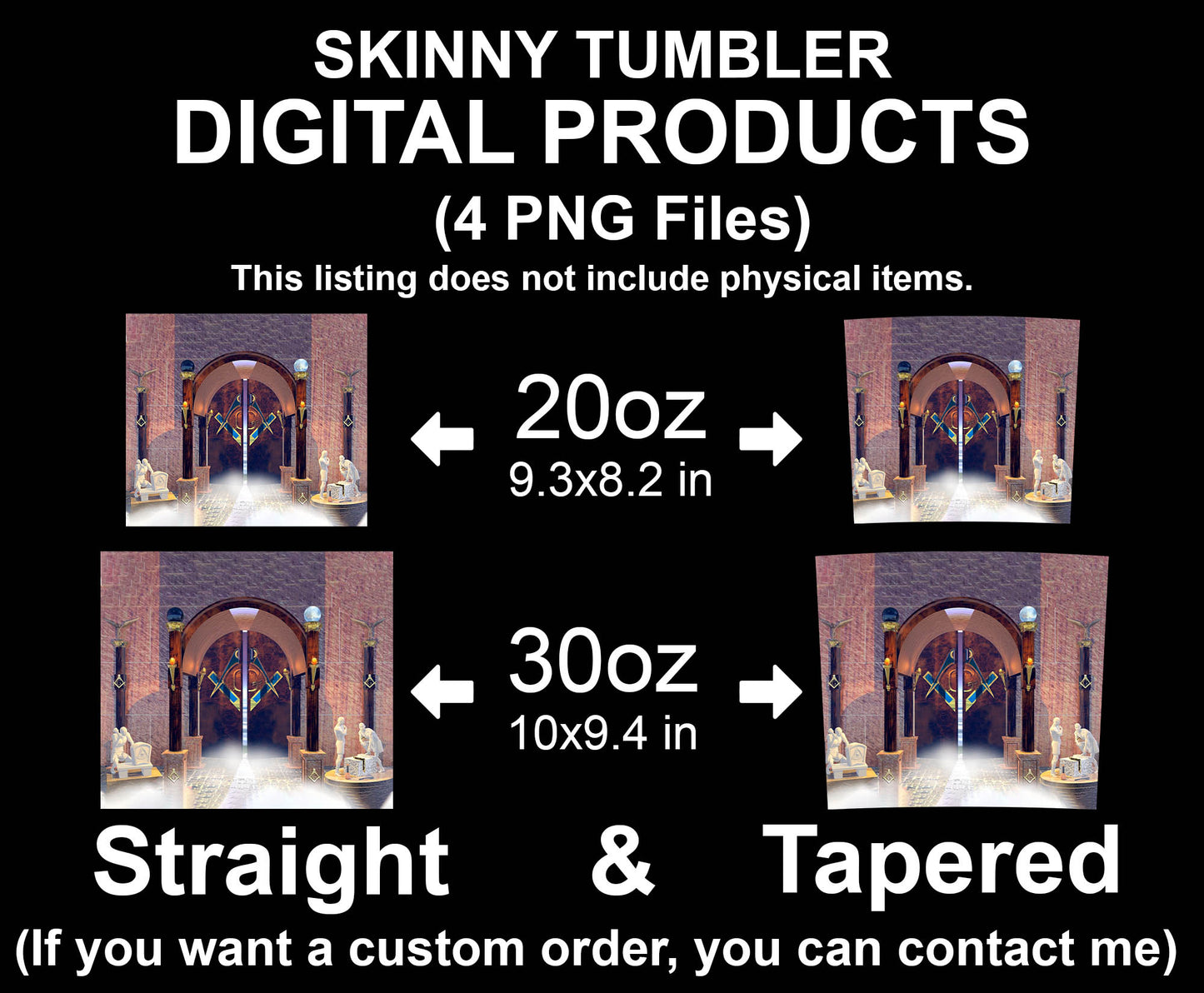 Masonic Lodge The Door Degrees and Tools Skinny Tumbler Wrap Png Straight & Tapered Tumbler File Digital