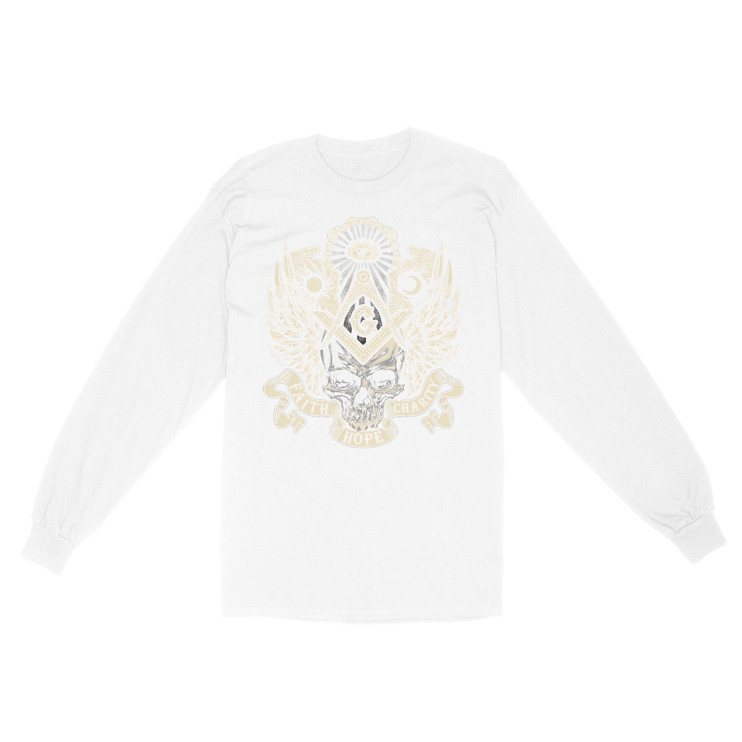 Faith Charity Hope Freemason - Long Sleeve