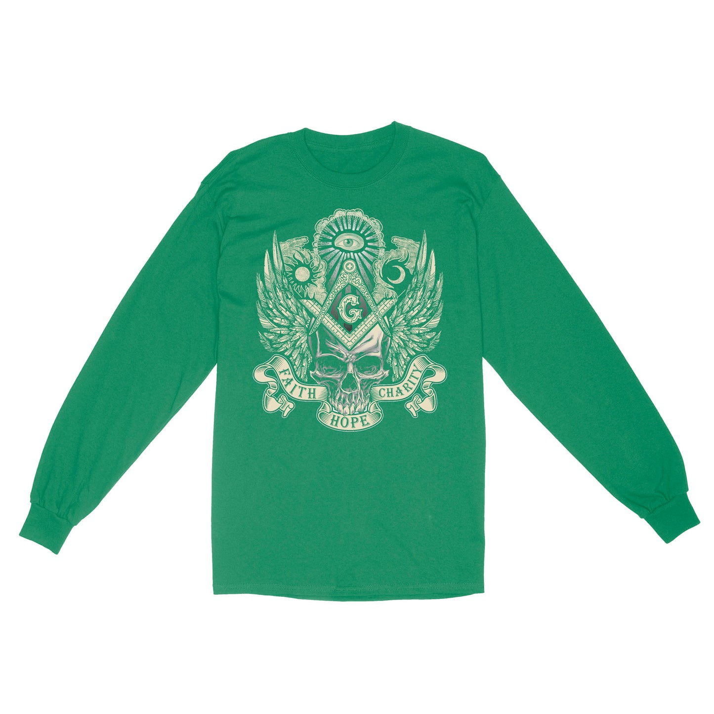 Faith Charity Hope Freemason - Long Sleeve