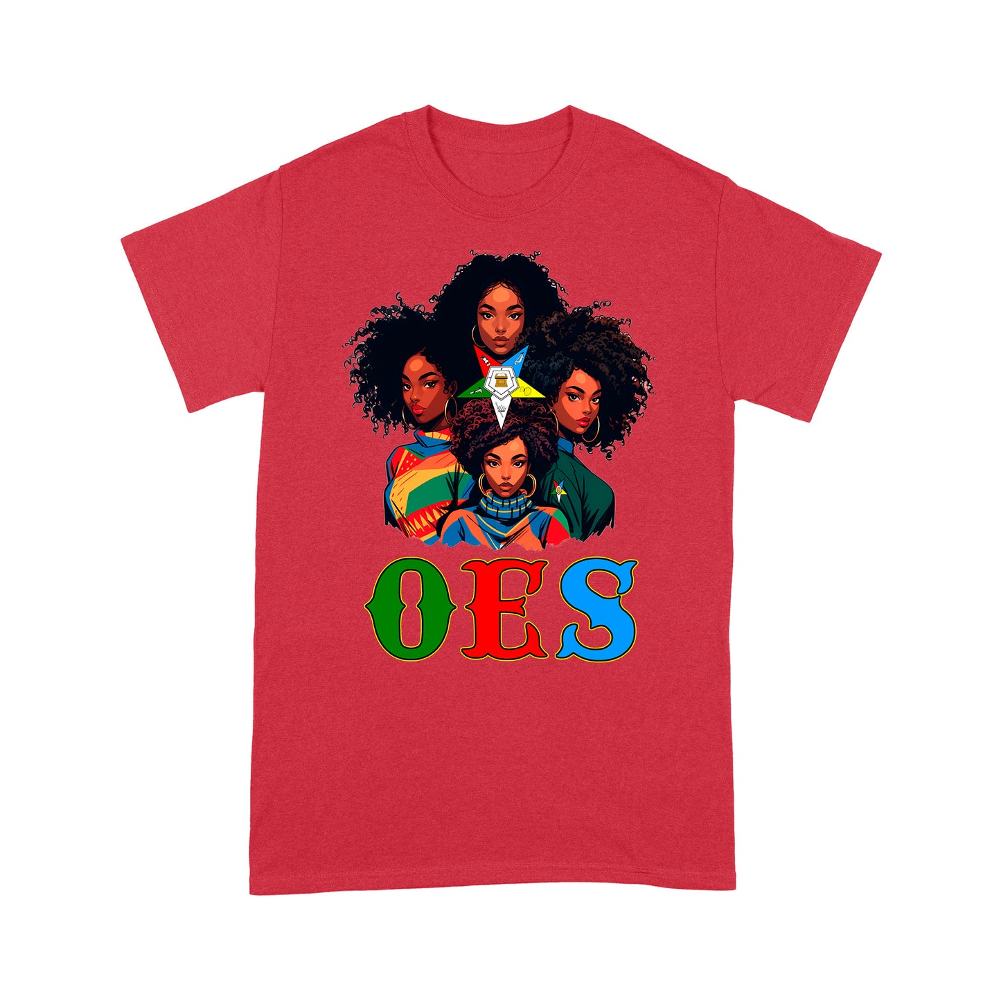 OES Black Beautiful Sisters Squad Team FATAL - T Shirt - OES230710_02