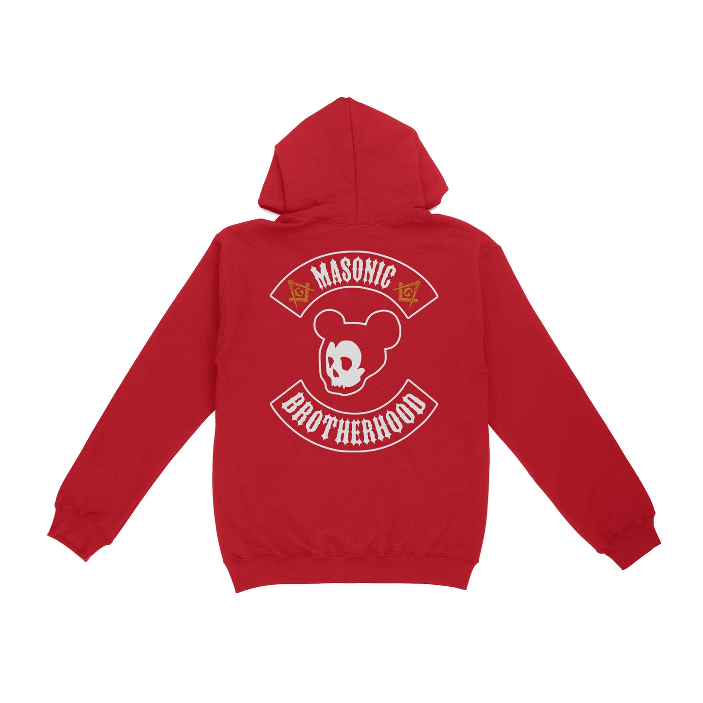 Masonic Brotherhood Skull - Hoodie Back