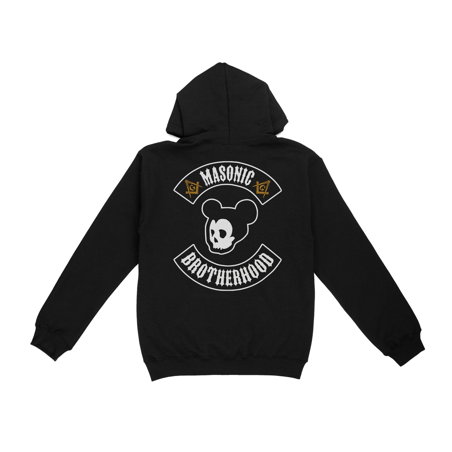 Masonic Brotherhood Skull - Hoodie Back