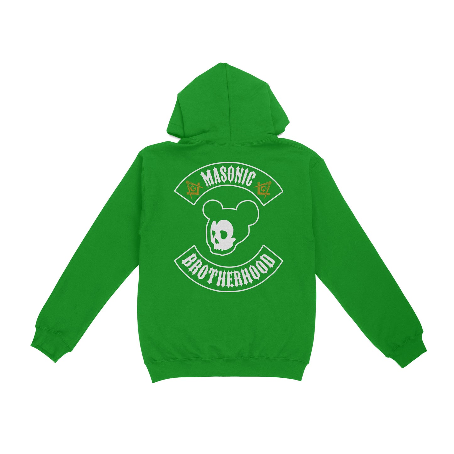 Masonic Brotherhood Skull - Hoodie Back