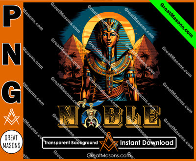 Noble Shriner Egyptian Pharaoh King Pyramids - PNG Transparent High Quality File