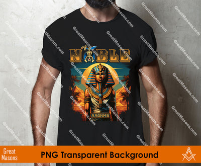 Noble Shriner Egyptian Pharaoh Tutankhamun AAONMS - PNG Transparent High Quality File