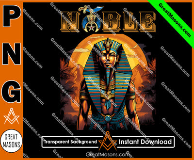 Noble Shriner Egyptian Pharaoh King Tutankhamun - PNG Transparent High Quality File