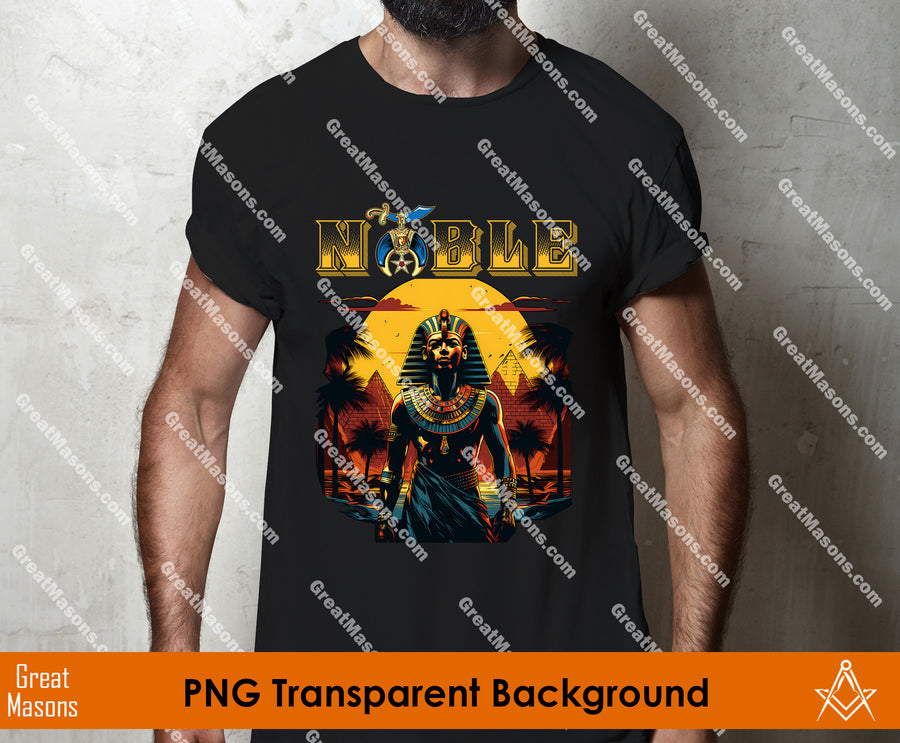 Noble Shriner Egyptian Pharaoh Tutankhamun Pyramids - PNG Transparent High Quality File