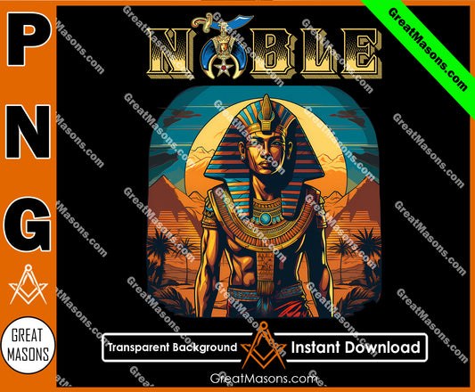 Noble Shriner Egyptian Pharaoh King Pyramids - PNG Transparent High Quality File