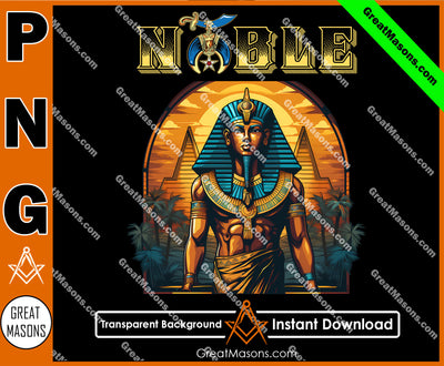 Noble Shriner Pharaoh King Tutankhamun Pyramids - PNG Transparent High Quality File