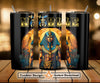 Noble Shriner Pharaoh King Tutankhamun Pyramids - Skinny Tumbler Wrap PNG File Digital