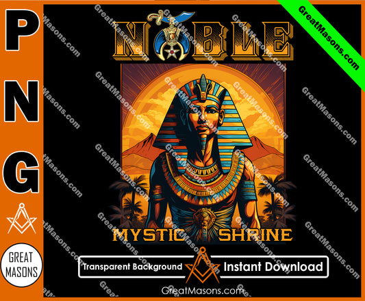 Noble Mystic Shriner Egyptian Pharaoh King - PNG Transparent High Quality File