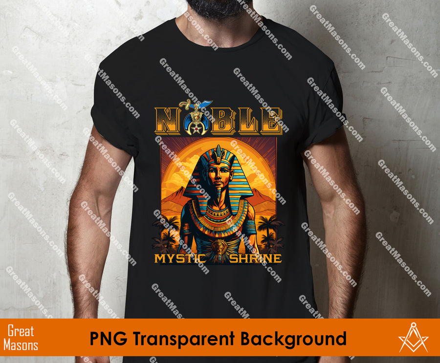 Noble Mystic Shriner Egyptian Pharaoh King - PNG Transparent High Quality File