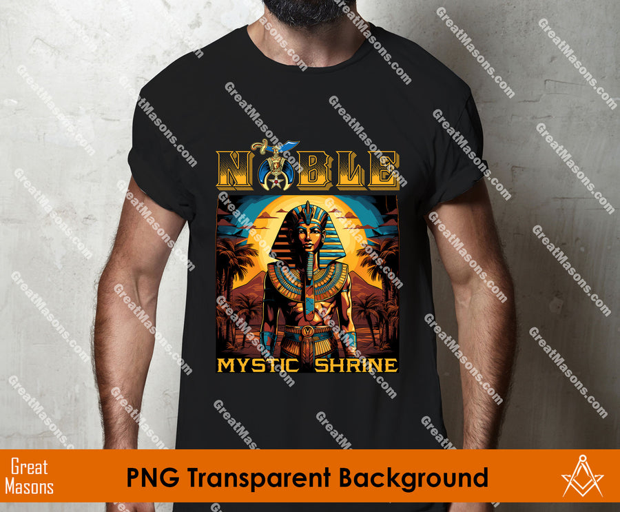 Noble Mystic Shriner Pharaoh King Of The Desert - PNG Transparent High Quality File