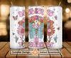 OES Believe In Yourself Breast Cancer Awareness FATAL - Skinny Tumbler Wrap PNG File Digital