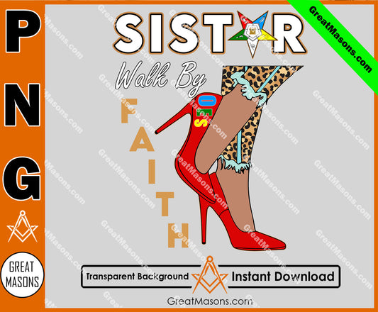 OES Sistar Leopard Walk By Faith FATAL - PNG Transparent High Quality File