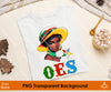 OES Black Beautiful Sister Floppy Wide - Brimmed Hat FATAL - PNG Transparent High Quality File