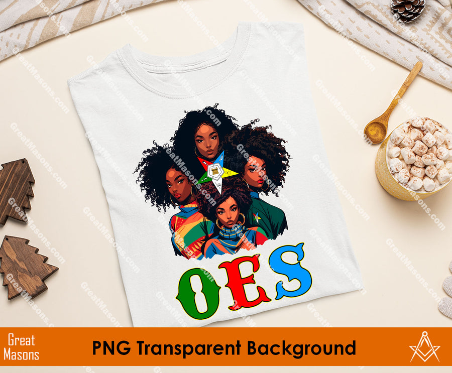 OES Black Beautiful Sisters Squad Team FATAL - PNG Transparent High Quality File