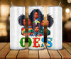 OES Black Beautiful Sisters Squad Team FATAL - Skinny Tumbler - OES230710_02