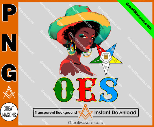 OES Black Beautiful Sister Floppy Wide - Brimmed Hat FATAL - PNG Transparent High Quality File