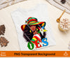 OES Black Beautiful Sister Floppy Wide - Brimmed Hat FATAL - PNG Transparent High Quality File