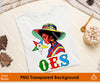 OES Black Beautiful Sister Floppy Wide - Brimmed Hat FATAL - PNG Transparent High Quality File