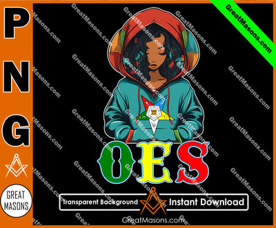 OES Black Beautiful Sister Wear Hoodie Color Shirt FATAL - PNG Transparent High Quality File