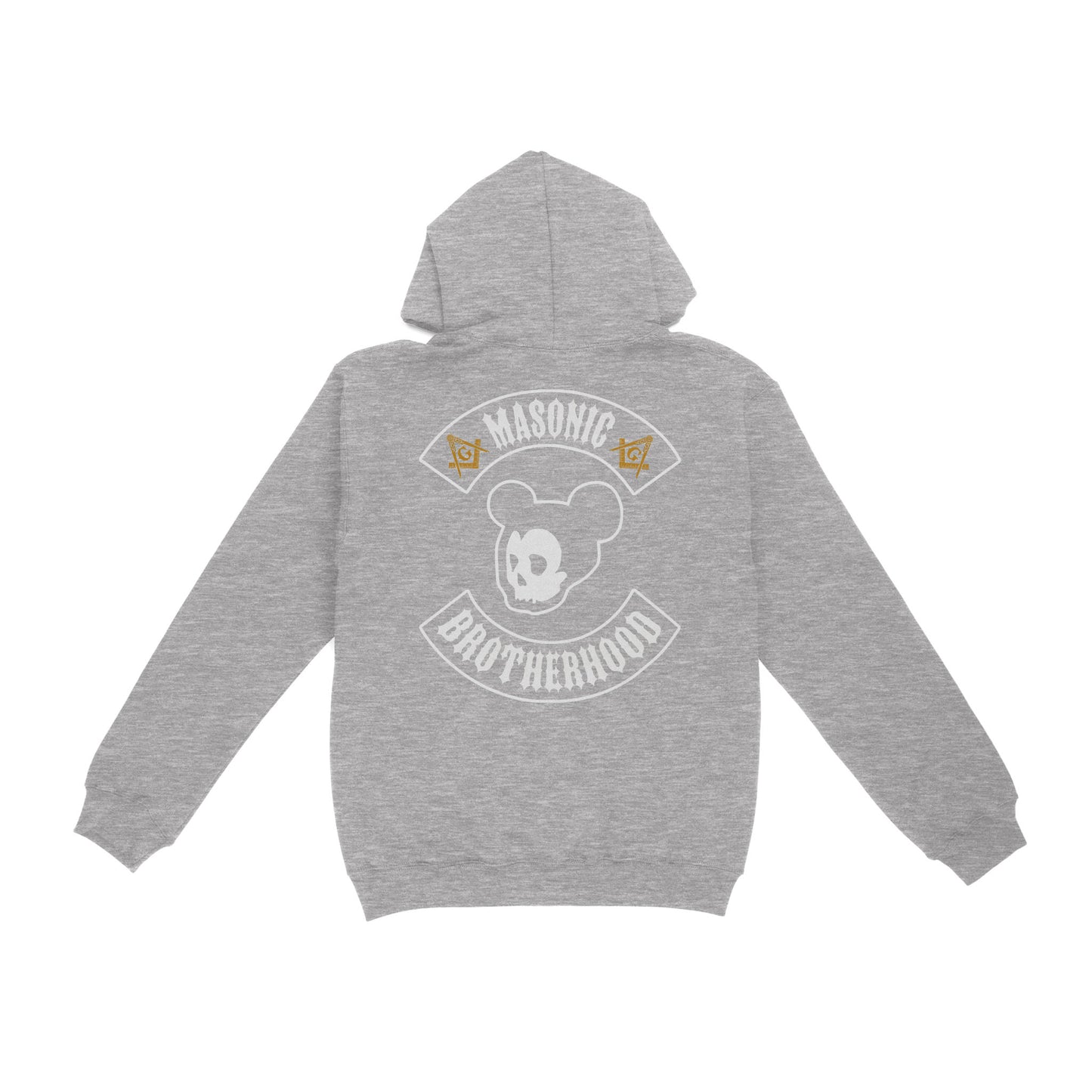 Masonic Brotherhood Skull - Hoodie Back