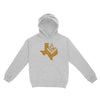 Texas Freemason State Map Square & Compass Symbol - Hoodie