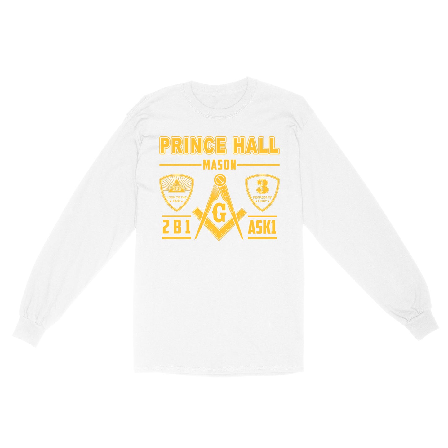 Prince Hall Mason 2B1 ASK1 Freemason - Long Sleeve