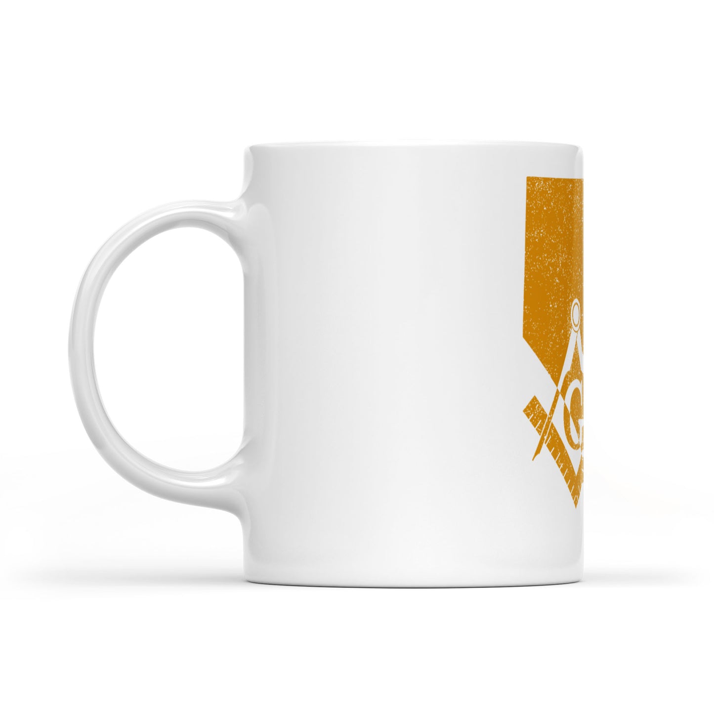 Nevada square & compass freemason symbol state map - White Mug