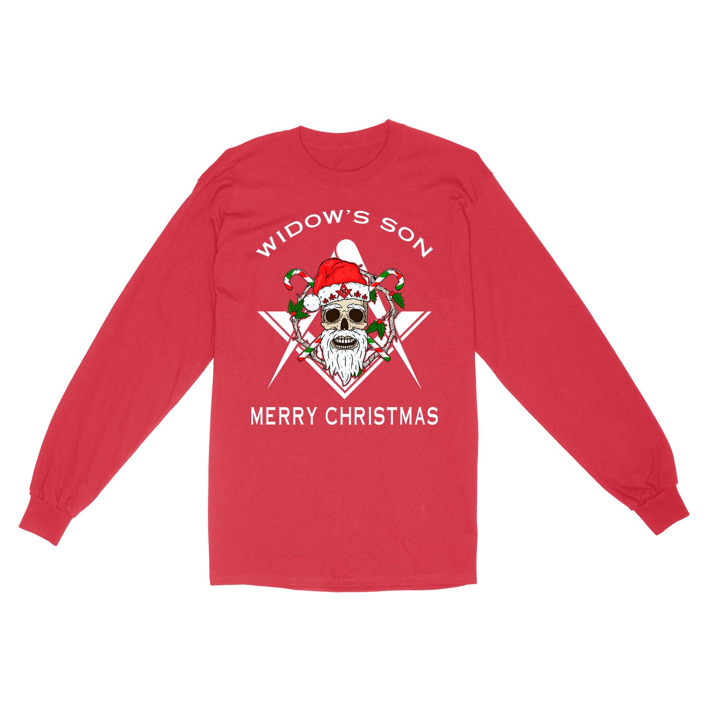 Widow's Son Merry Christmas Freemason - Long Sleeve