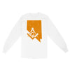 Nevada Freemason State Map Square & Compass Symbol - Long Sleeve