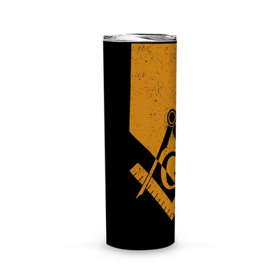 Nevada Square & Compass Freemason symbol state map -Skinny Tumbler