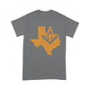 Texas Freemason State Map Square & Compass Symbol - T Shirt