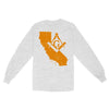 California Freemason State Map Square & Compass Symbol - Long Sleeve