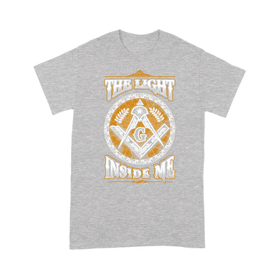 The Light Inside Me Freemason - Premium T Shirt